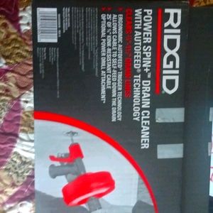 Powerspin + drain cleaner with auto feed